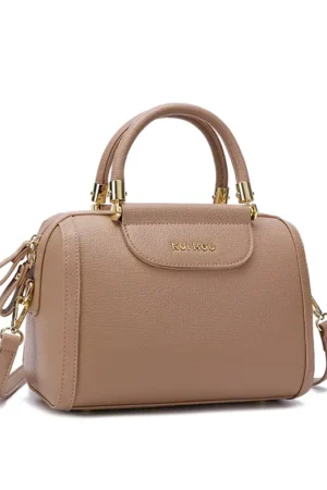 Bolsa Ana modelo baú marrom claro